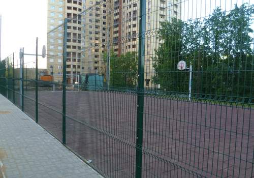 3Д забор для футбольной площадки в Можге