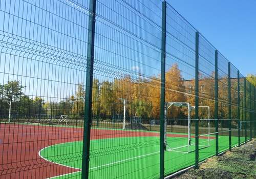 3Д забор для футбольной площадки в Можге
