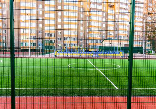 2Д забор для футбольной площадки в Можге
